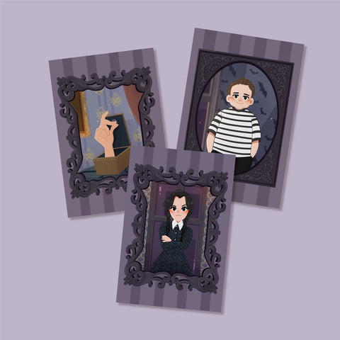 Postcards // Addams Fam
