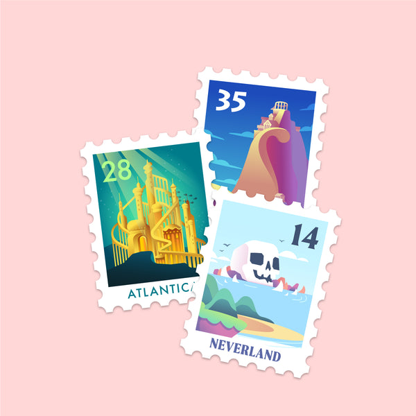 Stamp Vinyls // Fairytale Destinations