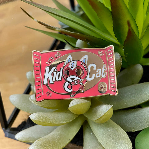 Enamel Pin // Kid Cat Kit Kat