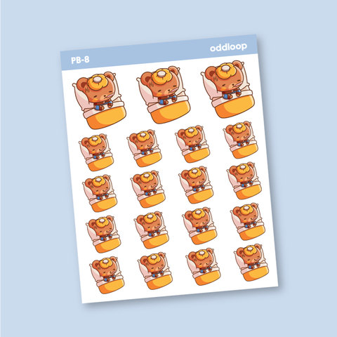 Postal Bear Stickers // Sick - PB8