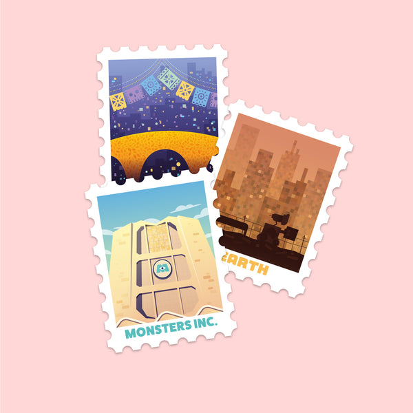Stamp Vinyls // Animated Destinations