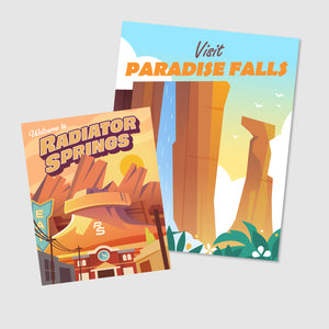 Prints // Animated Destinations 8"x10" or 11"x14"