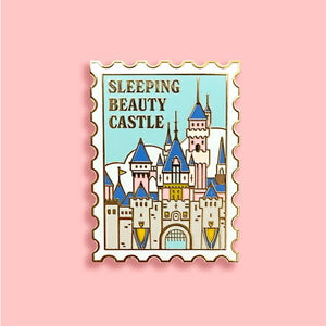 Fairytale Castle Stamp Enamel Pin