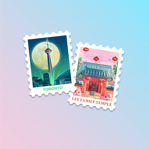 Stamp Vinyls // Red Panda