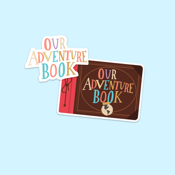 Adventure Book Vinyl Stickers