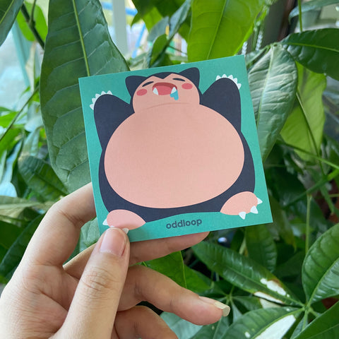 Sticky Notes or Notepad // Snorlax